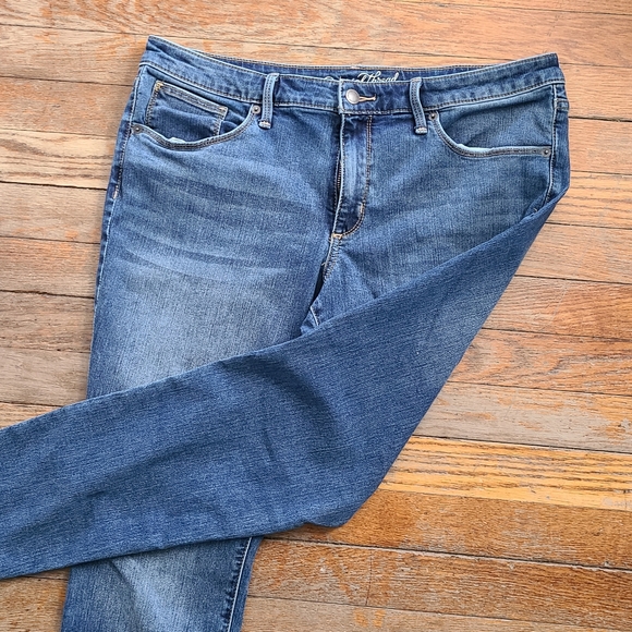 Universal Thread Jeans Medium Wash Mid Rise Skinny 14/32S - Picture 5 of 16